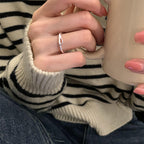 Bague chaîne pour femme au design délicat