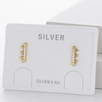 Boucles d'oreilles pour femme en argent sterling 925 design flèche