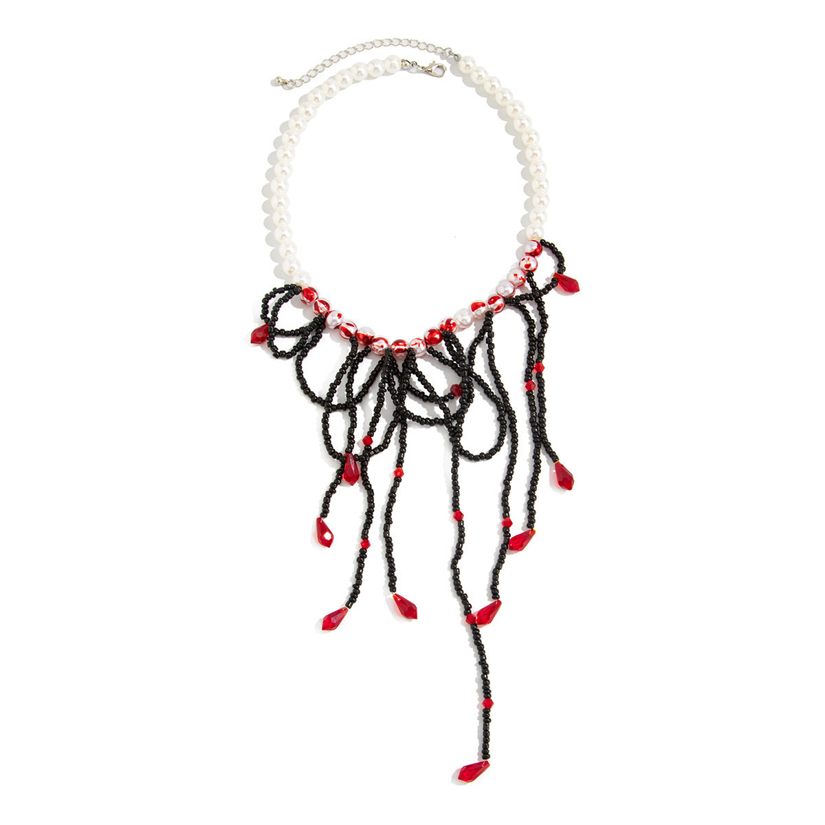 Collier pour femme en perles de verre