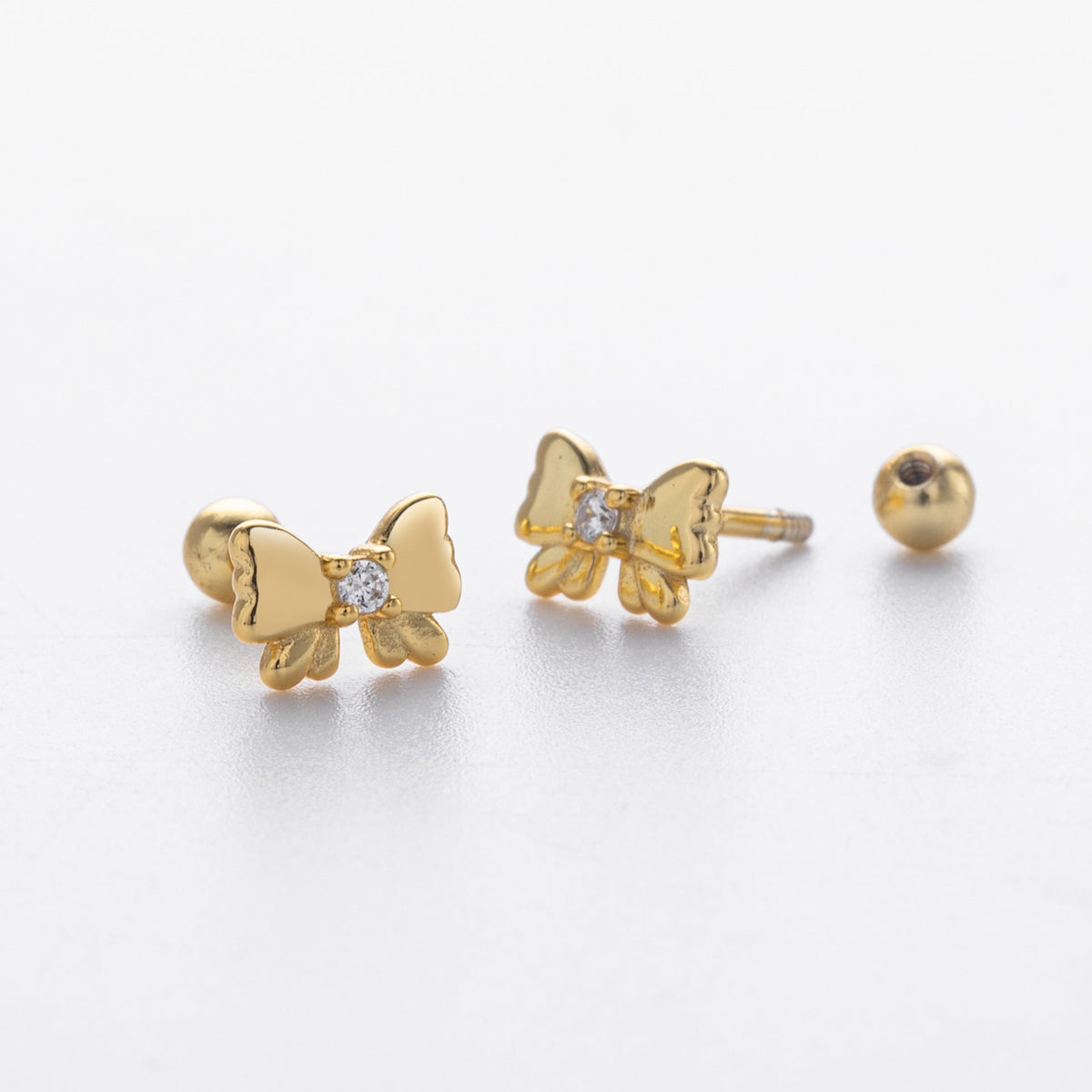 Damen Ohrstecker im Schmetterlingsdesign aus 925 Sterling Silber