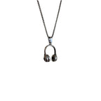 Collier pendentif casque audio