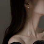 Collier en Y élégant avec pendentif étincelant