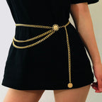 Collier ras-de-cou tendance multi-rangs pour femme