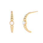 Boucles d'oreilles avec opale et argent sterling 925