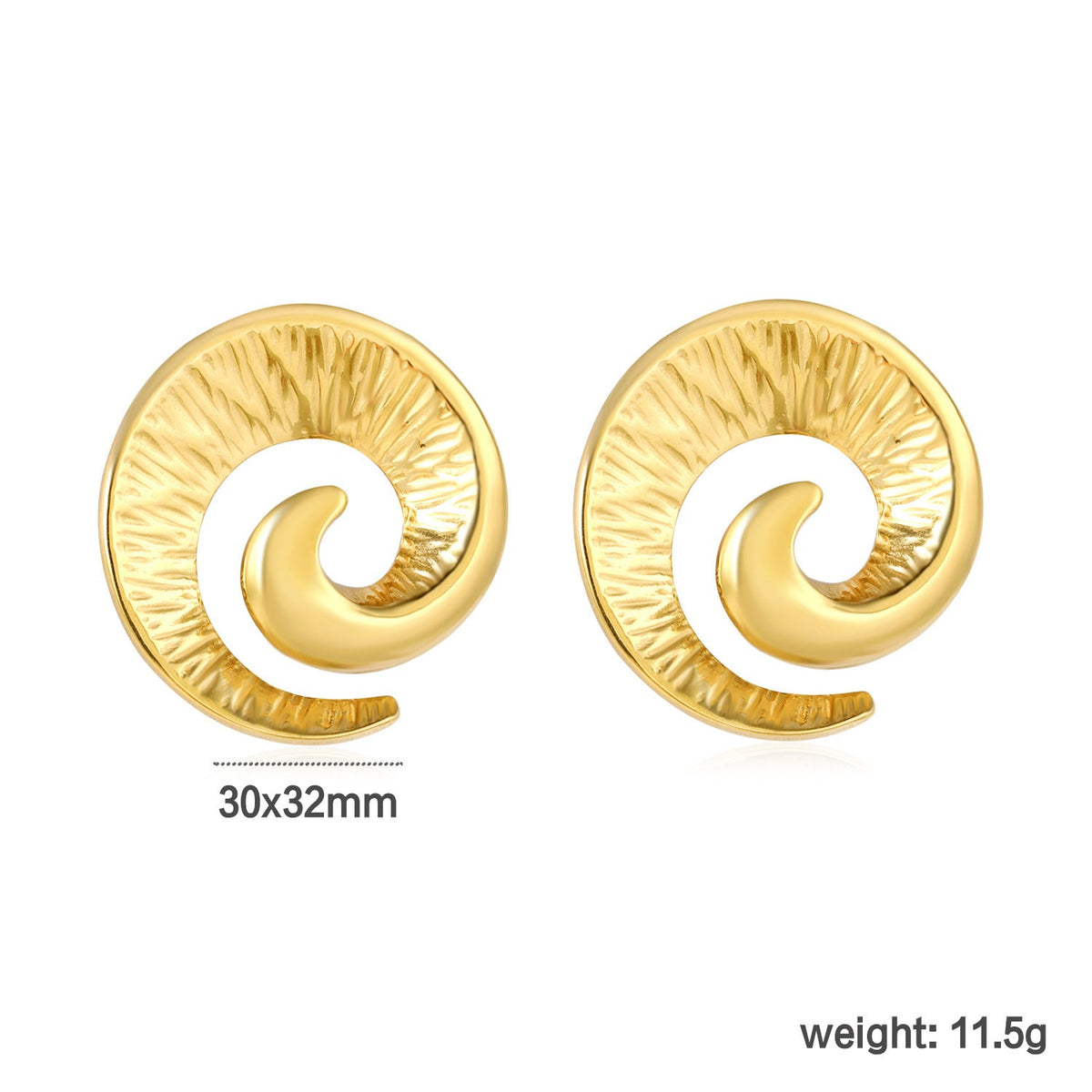 Boucles d'oreilles pendantes pour femme au design moderne et incurvé