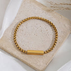 Bracelet à maillons pour femme avec plaque personnalisable