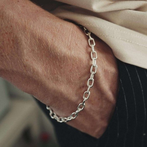 Bracelet à maillons épais