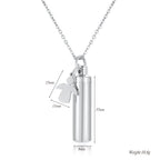 Collier pour femme avec pendentif capsule personnalisable