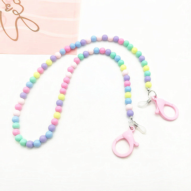Chaîne de lunettes stable et colorée