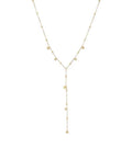 Collier élégant en Y avec perles