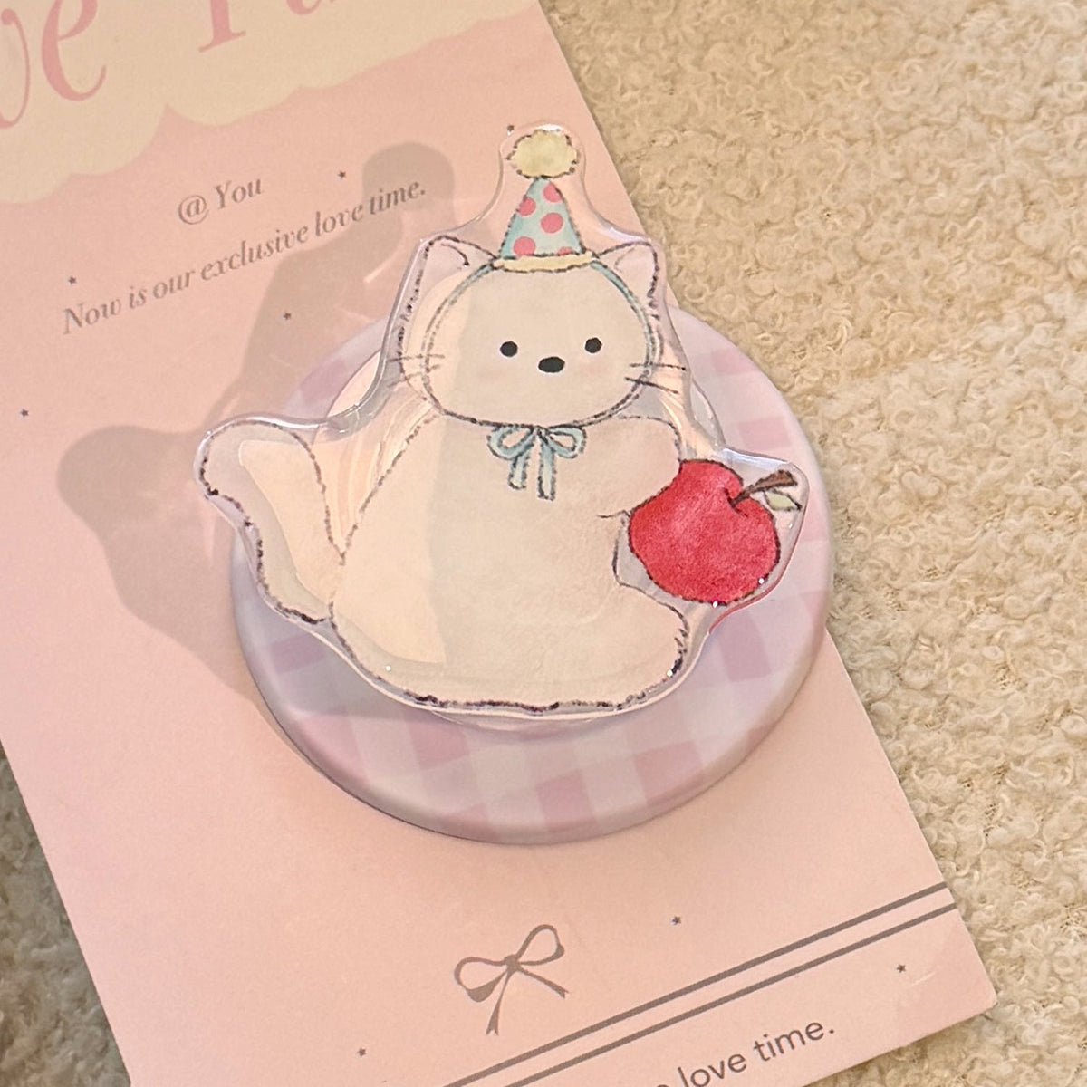 Broche chat adorable