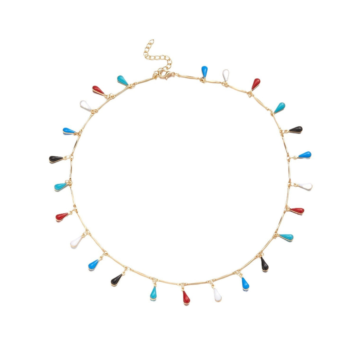 Collier statement à breloques cœur