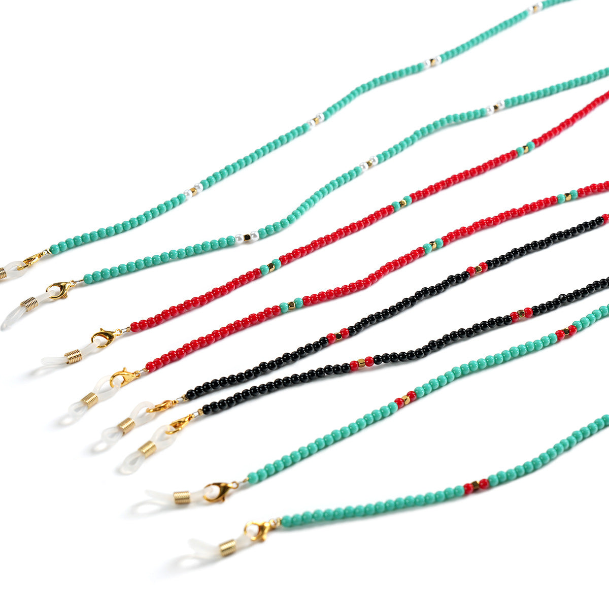 Chaîne de lunettes artisanale en perles