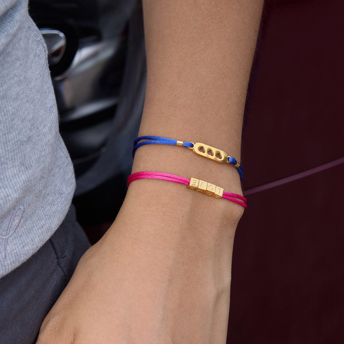 Bracelet cœur raffiné pour femme en acier inoxydable hypoallergénique