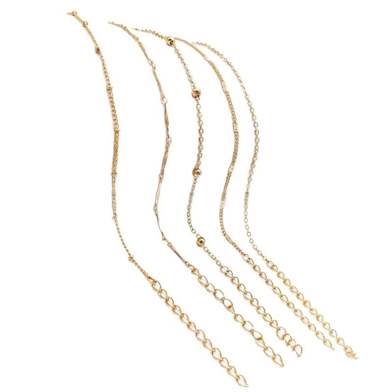 Bracelet de cheville chaîne élégant