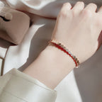 Bracelet jonc pour femme motif hexagone géométrique