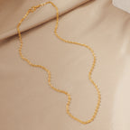 Collier à chaîne texturée pour femme