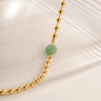 Collier pour femme avec bulles élégantes et pendentif perle unique
