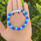 Bracelet de l'amitié en perles pastel