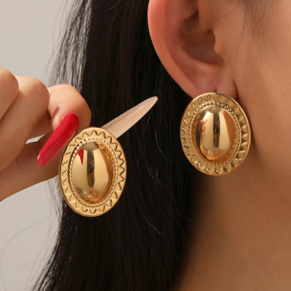 Boucles d'oreilles pour femme en forme de coquillage