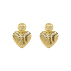 Boucles d'oreilles pendantes pour femme motif feuille