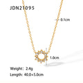 Collier avec pendentif cristal
