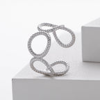 Offener Ring für Damen aus 925 Sterlingsilber