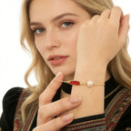 Collier élégant pour femme avec pierres précieuses colorées