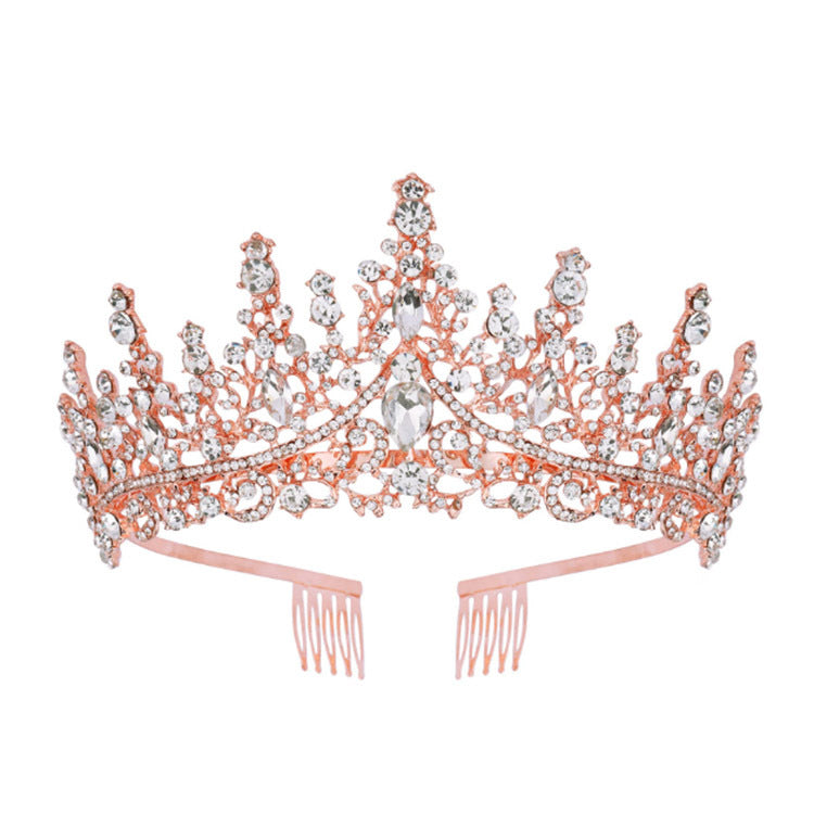 Diadème à strass pour femme