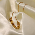Collier pour femme à maillons robustes avec fermoir réglable