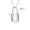 Collier pour femme avec pendentif cadenas