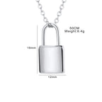 Collier pour femme avec pendentif cadenas
