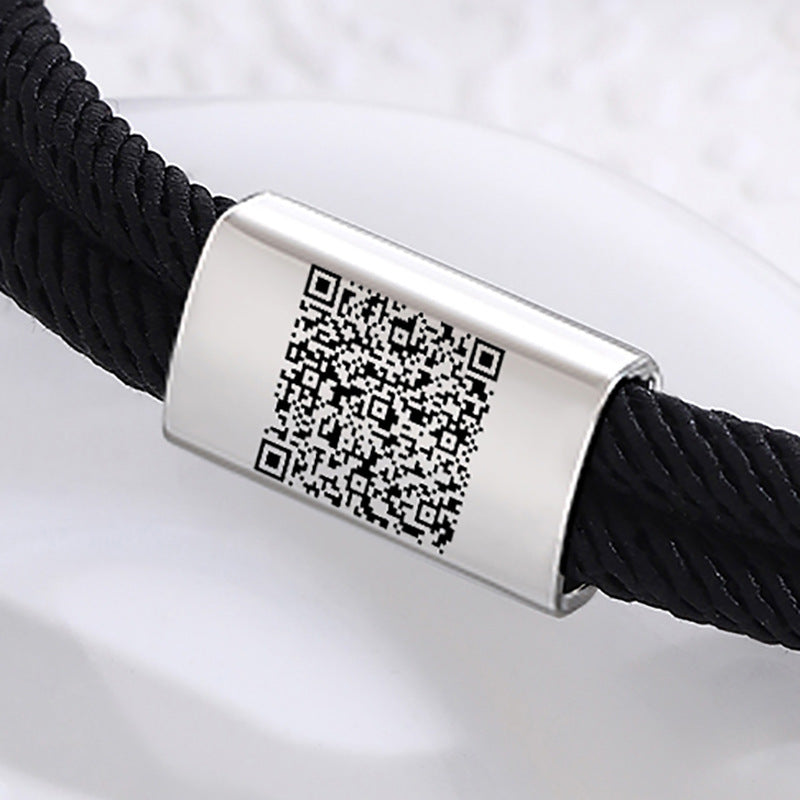 Bracelet tressé pour femme avec fermoir doré