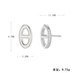Boucles d'oreilles clous pour femme design pointes moderne
