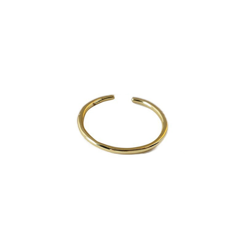 Bague ouverte minimaliste pour femme