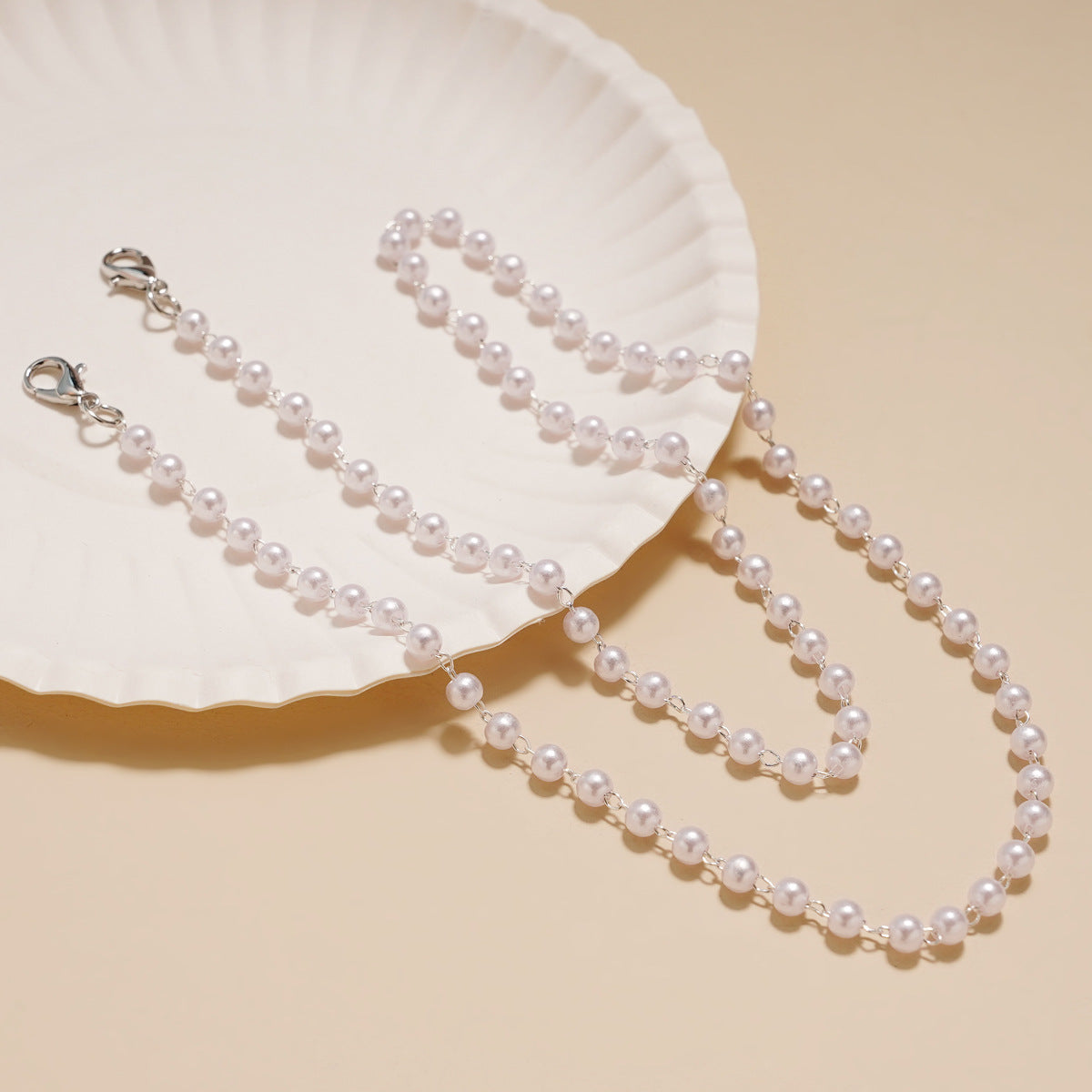 Collier perlé élégant