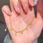 Bracelet de cheville pour femme avec breloques clochettes
