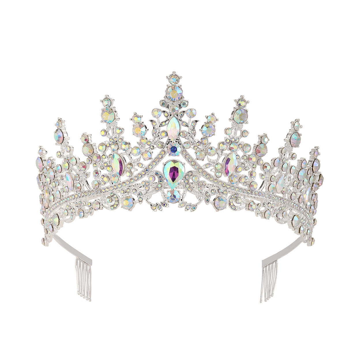 Diadème en strass et pierres étincelantes
