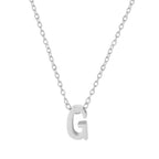 Collier pendentif initiale personnalisé pour femme