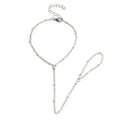 Bracelet de cheville à chaîne réglable