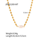 Collier pour femme avec bulles élégantes et pendentif perle unique