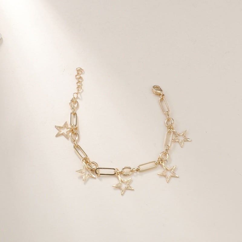 Bracelet pour femme tressé avec pierres semi-précieuses