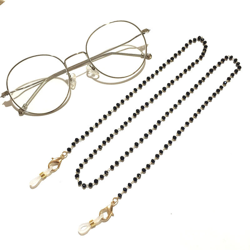 Bijou porte-lunettes en perles de cristal