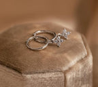 Boucles d'oreilles pendantes pour femme avec cristaux étincelants