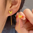 Boucles d'oreilles papillon pour femme