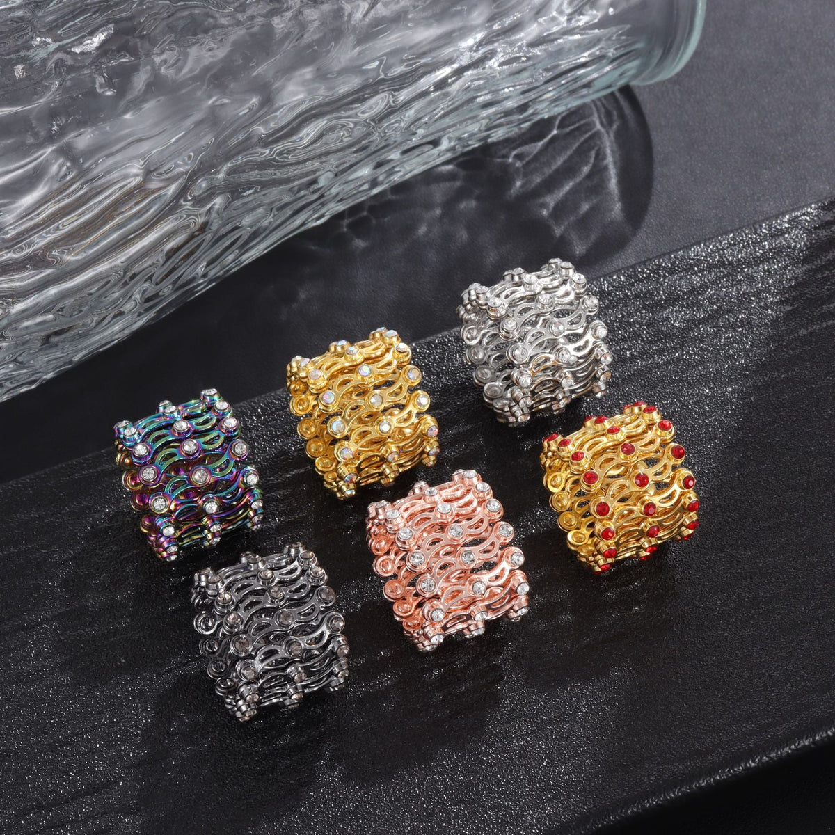 Bague et bracelet expansibles 2-en-1