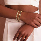 Ensemble de bracelets pour femme à maillons