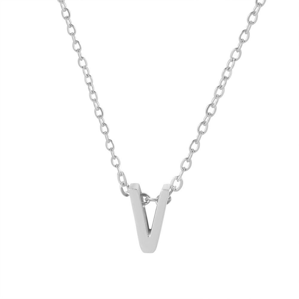 Collier pendentif initiale personnalisé pour femme