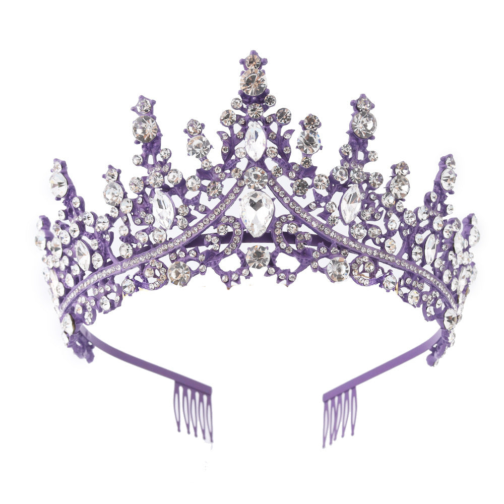 Diadème en strass et pierres étincelantes