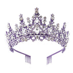 Diadème à strass pour femme